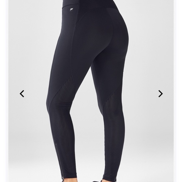 Fabletics Pants - Fabletics Black High Waisted Spin Pants (leggings)